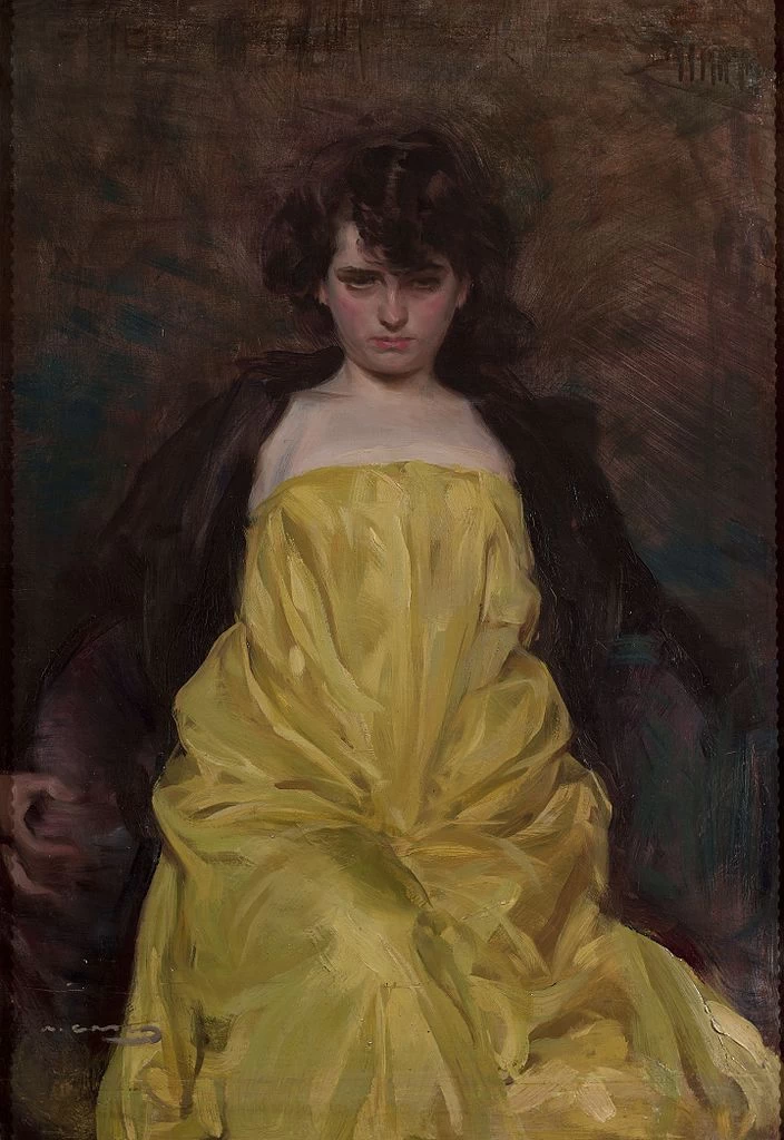 Ramon Casas - La Sargantain, Ritratto di Julia Peraire, Gran Teatro del Liceo, Barcellona